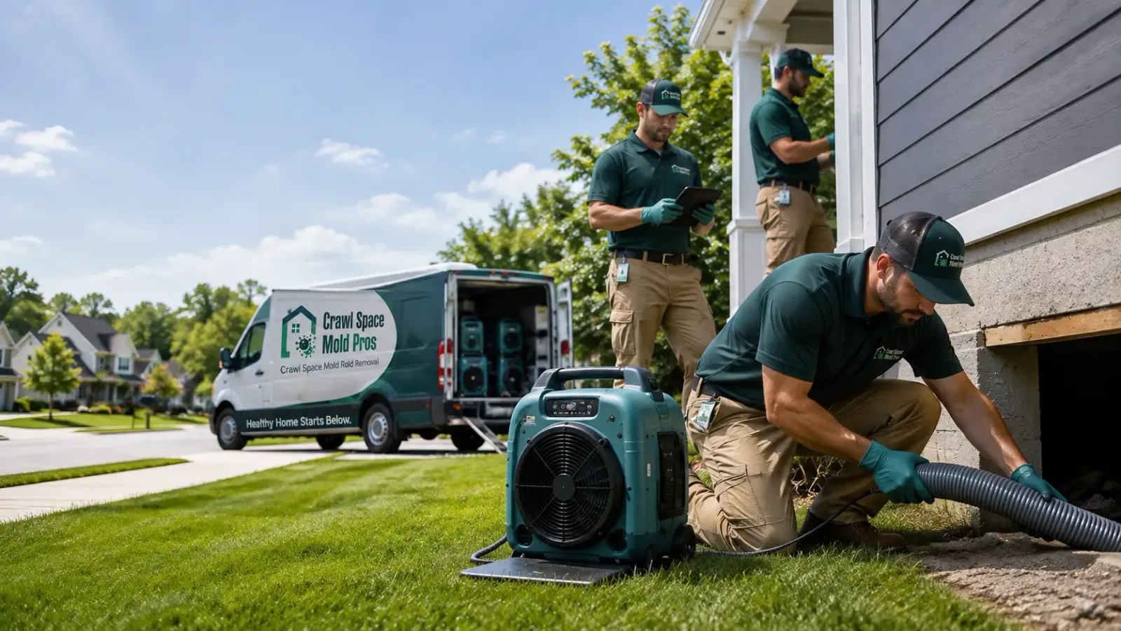 Crawl Space Mold Removal in Collinsville, VA